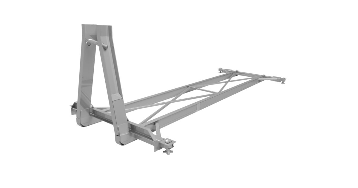 Chassis met twistlocks | Machines | LVC Containerbouw