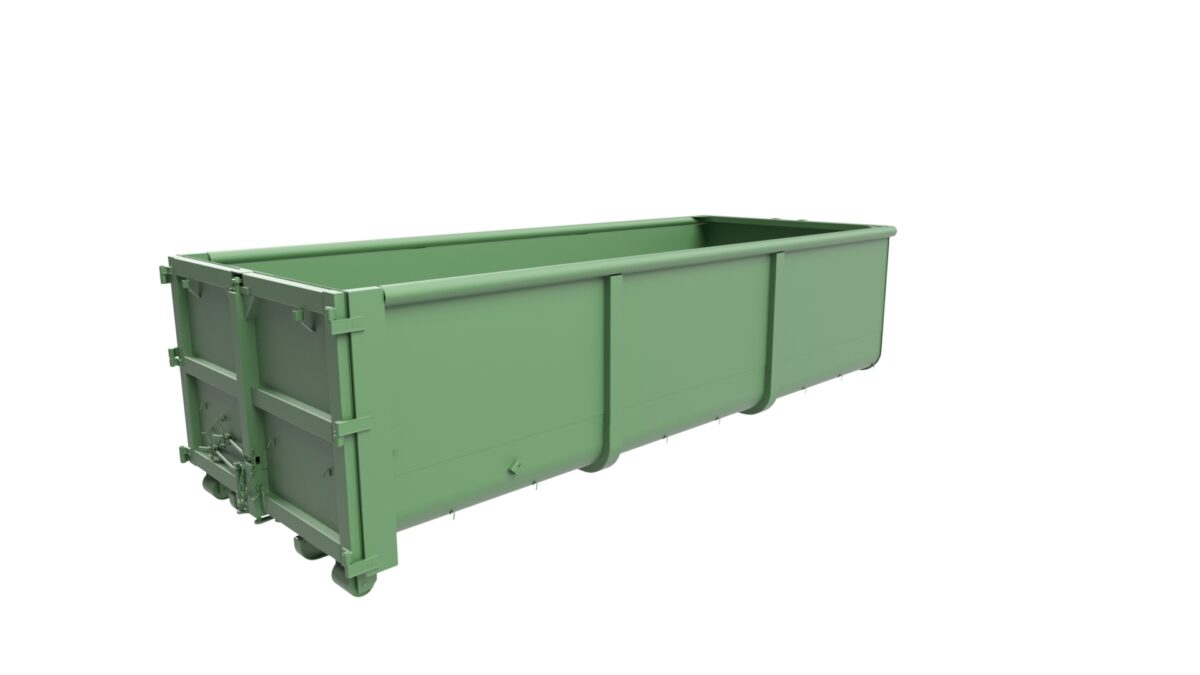 STD 20m³ CONTAINER 3 D ACHTER