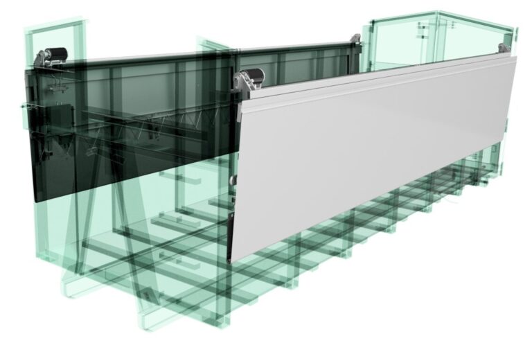 HYDRAULISCH BEDIEND KLAPZEIL 02 geopend